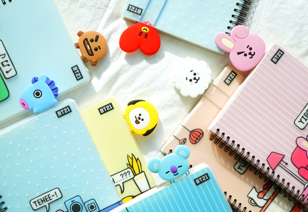 BTS BT21 OFFICIAL BIG CLIP