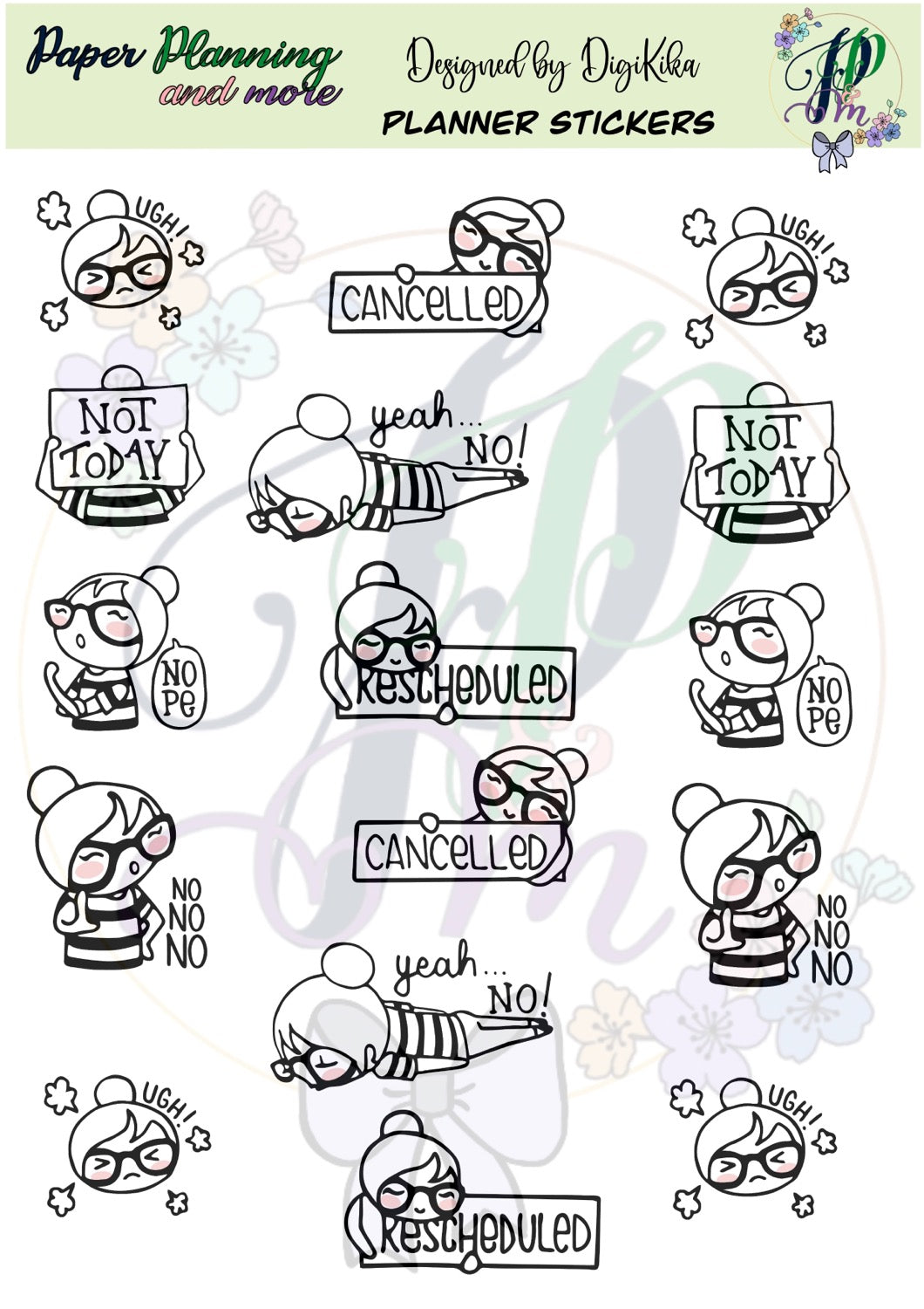 Planner Sticker Sheet