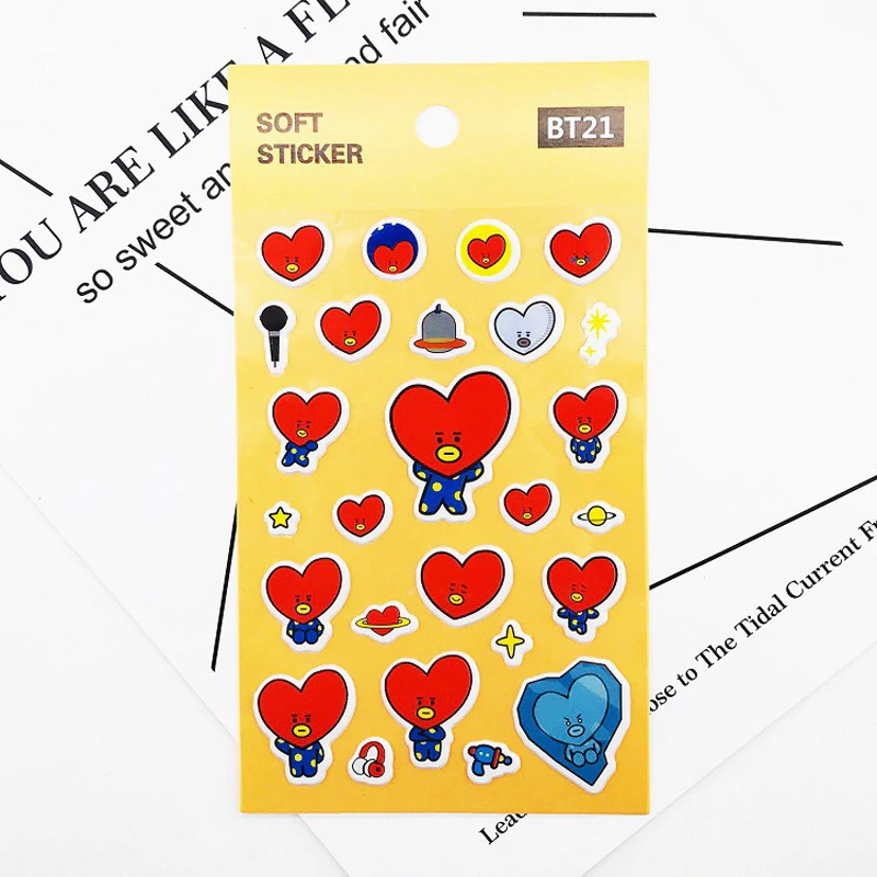 BT21 Soft Sticker