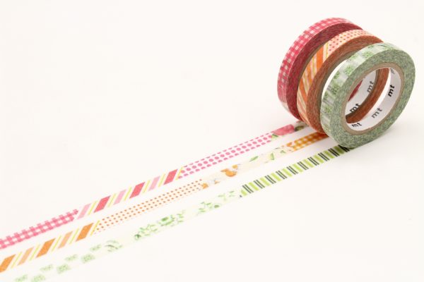 MT Washi Slim Masking Tape (6mm) (Pack of 3)