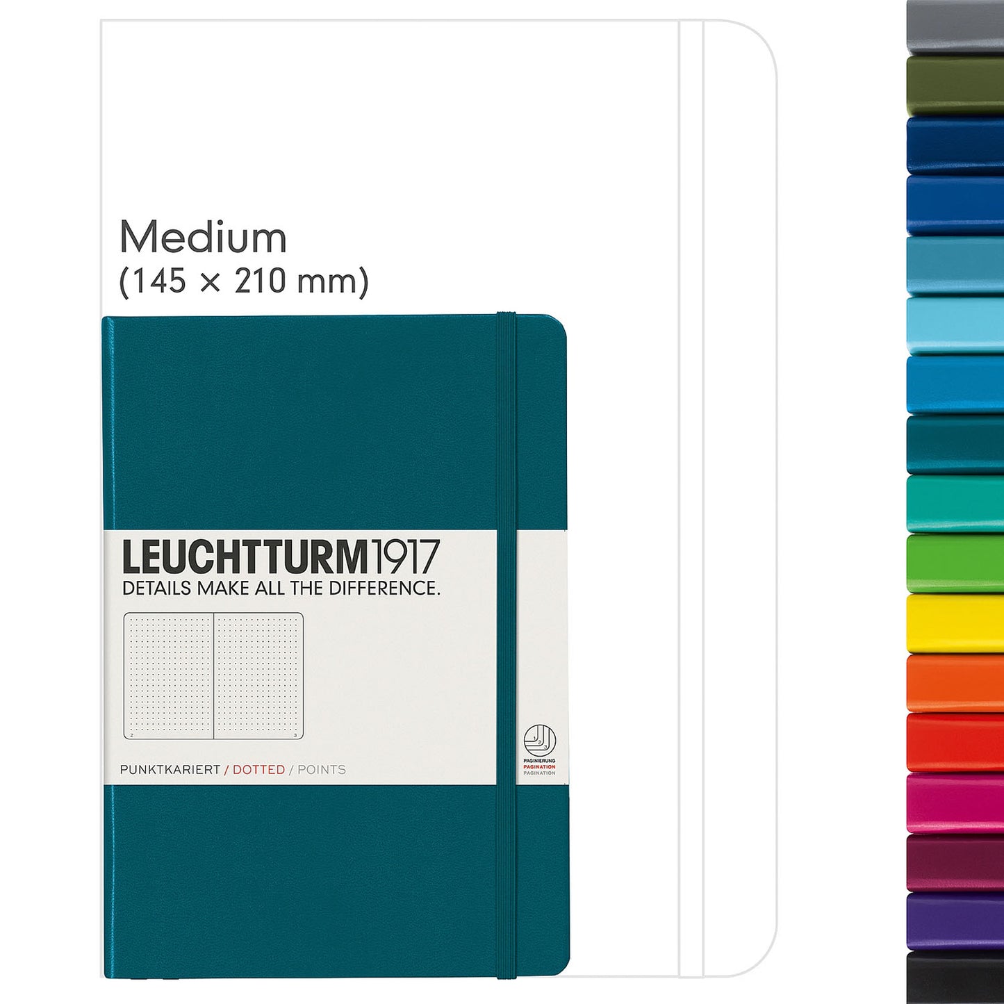 Leuchtturm1917 Notebook A5 Plain Hardcover