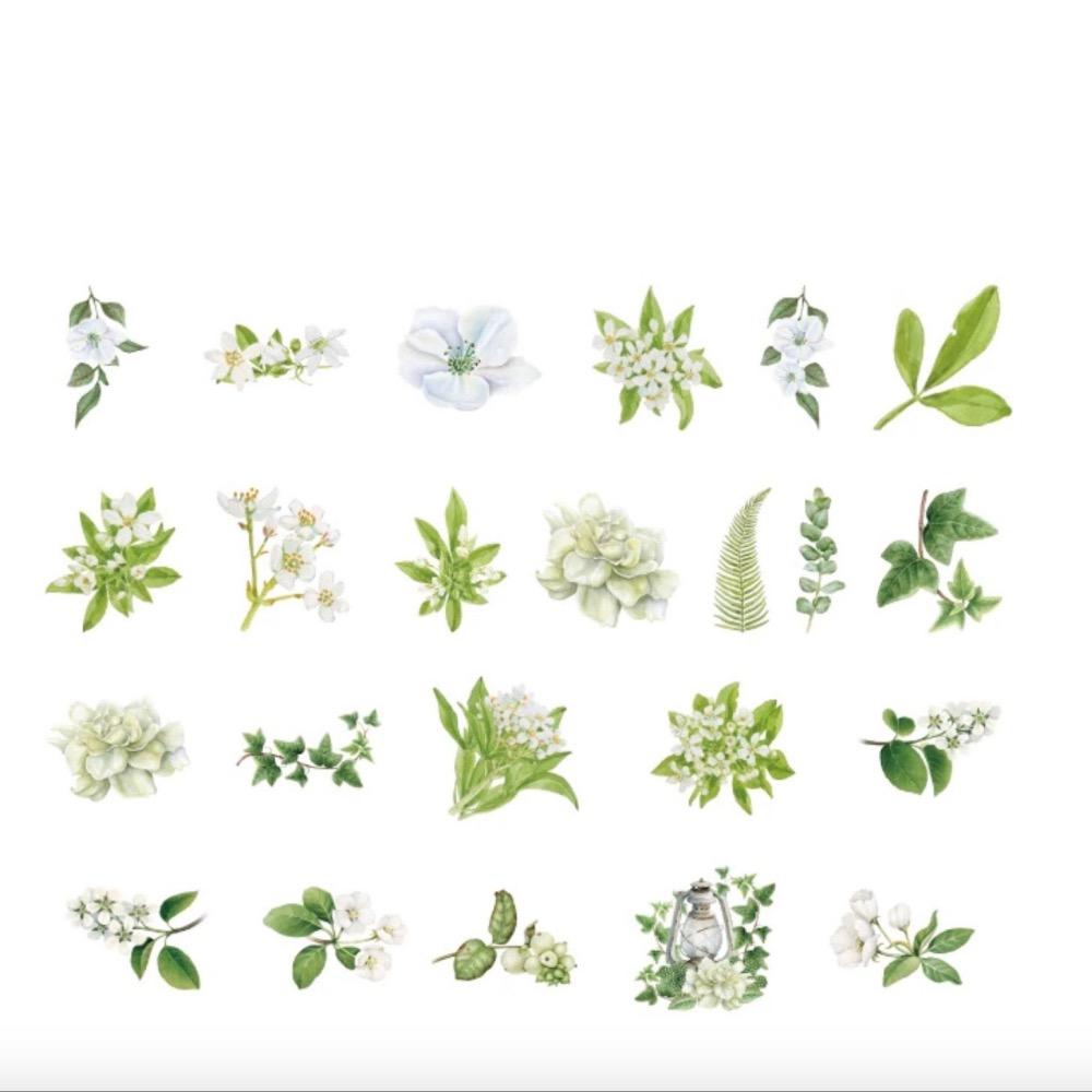 Gardenia Leaf Planner Stickers