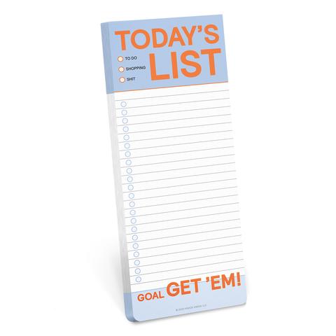 Knock Knock Today’s List Make-a-List Pad