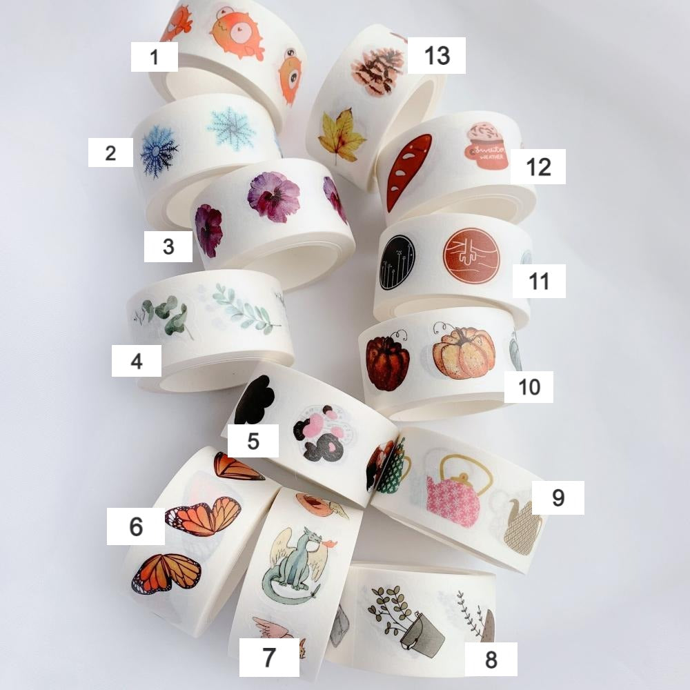 13 Piece Custom Washi Contest Design Set