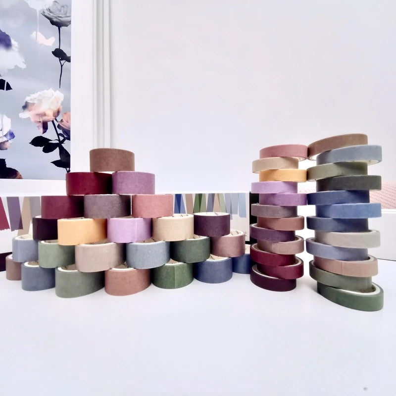 Retro Nostalgia Wide Washi Tape Set 12 piece