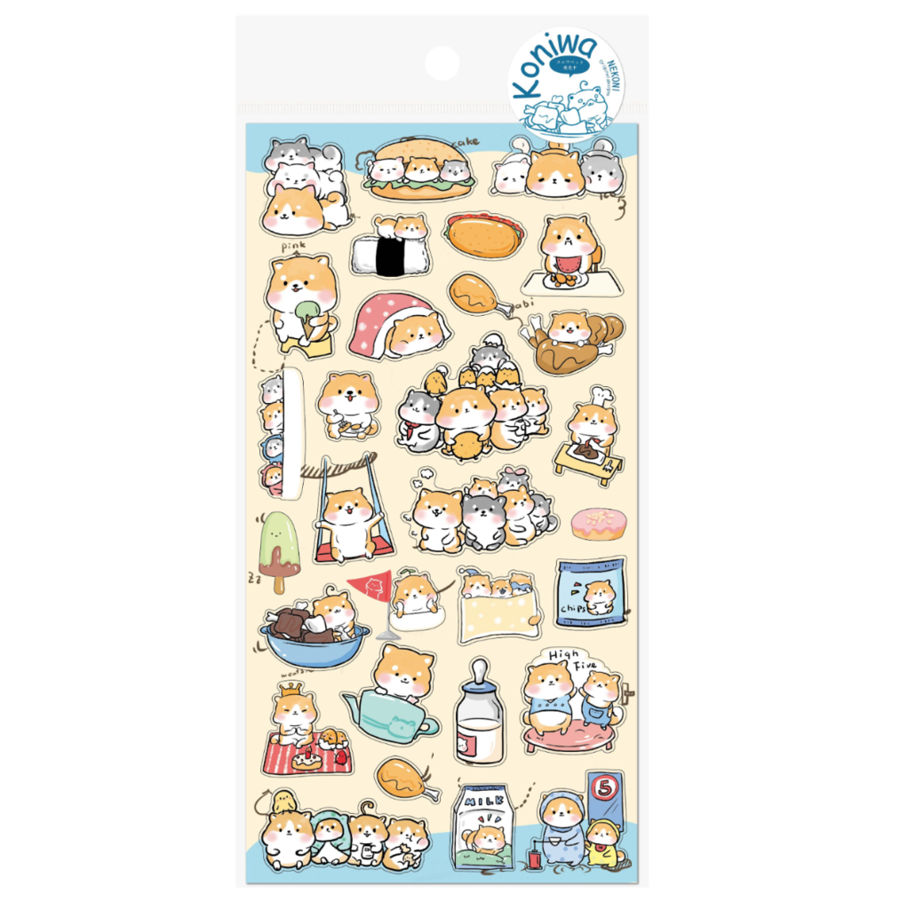 Koniwa Original Animal Stickers