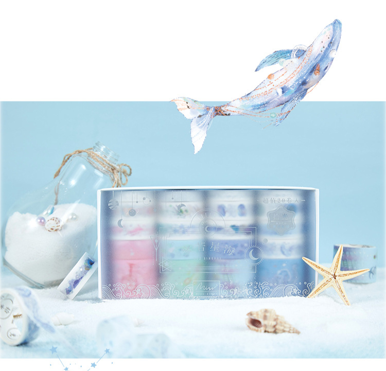 20 Pcs Vintage Star River Washi Tape Set