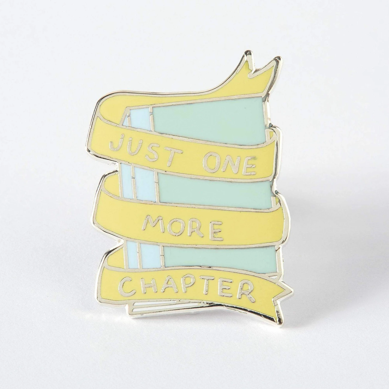 Just One More Chapter Enamel Pin