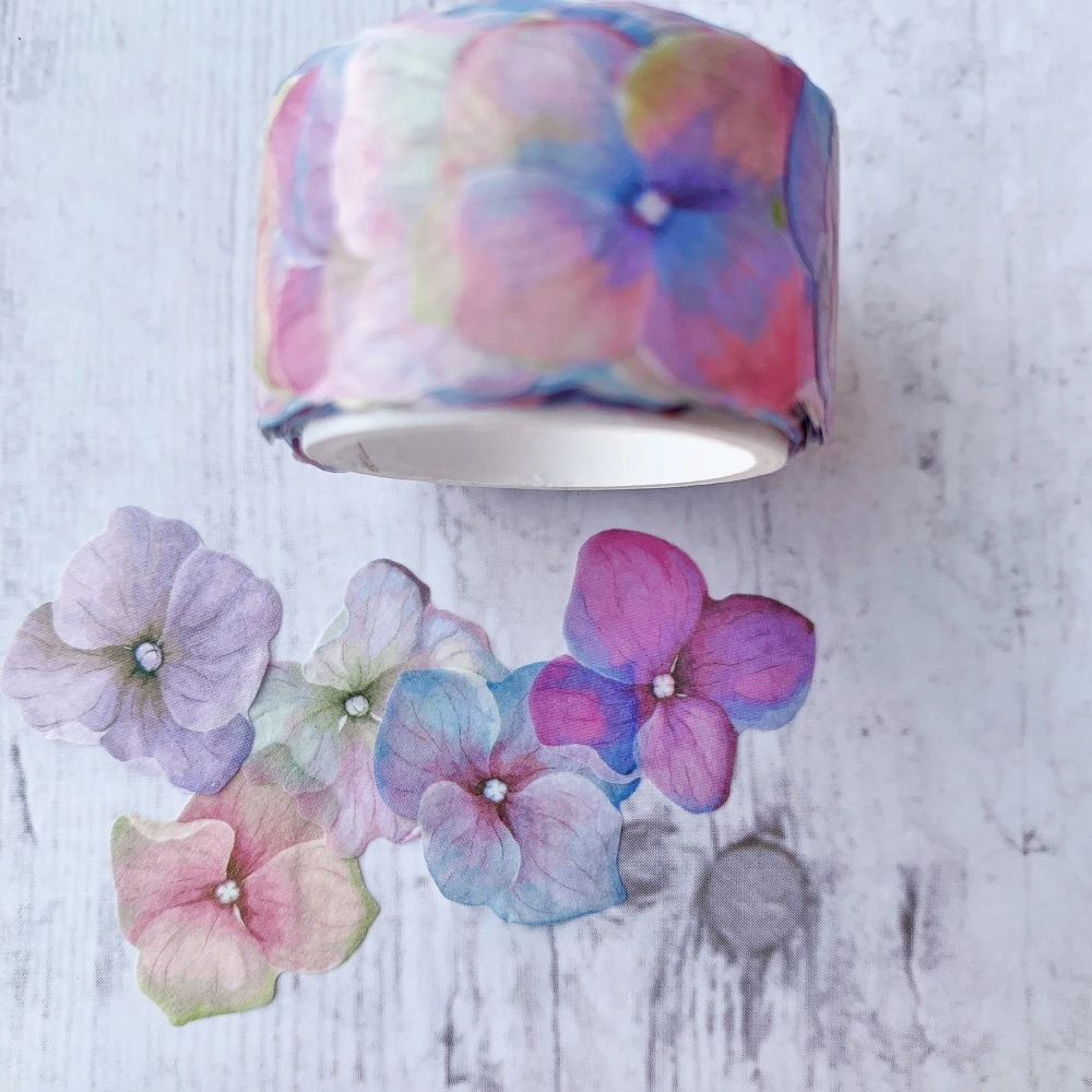 Purple Picturesque Washi Flower Petal
