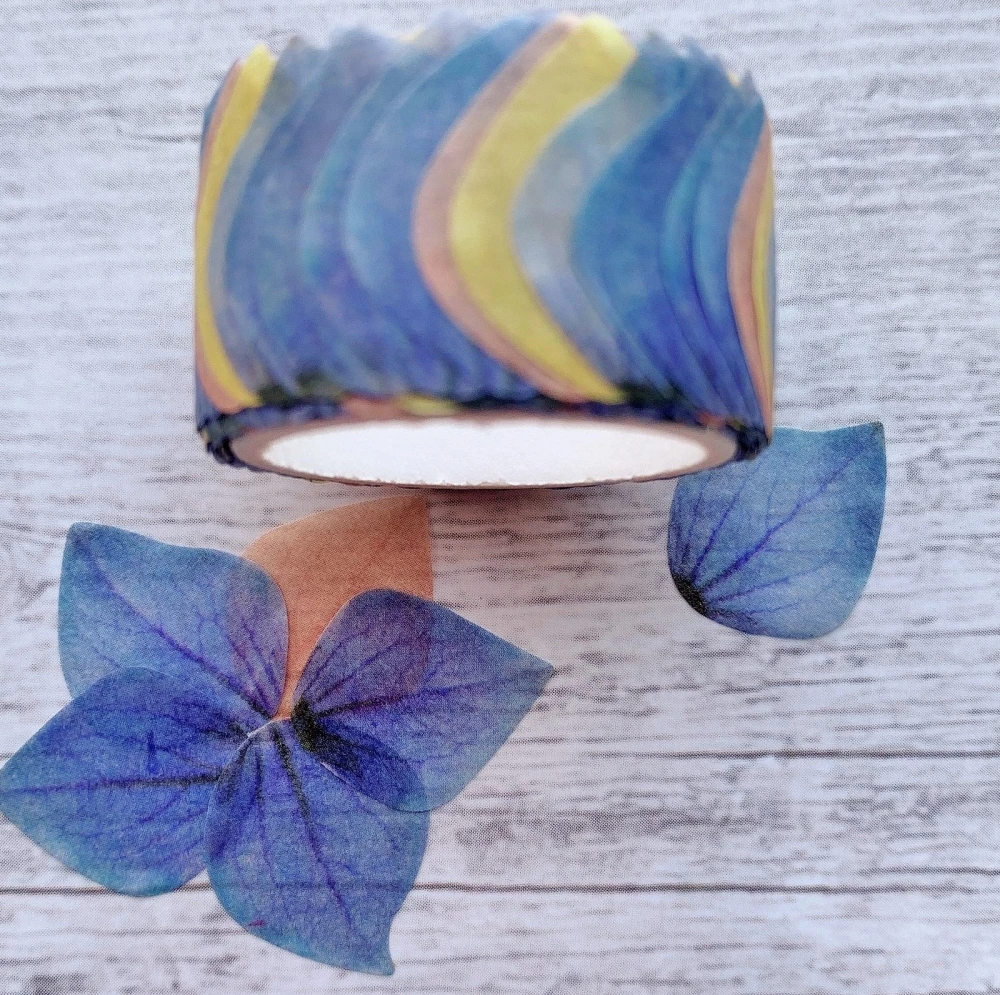 Violet Valentine Washi Flower Petal