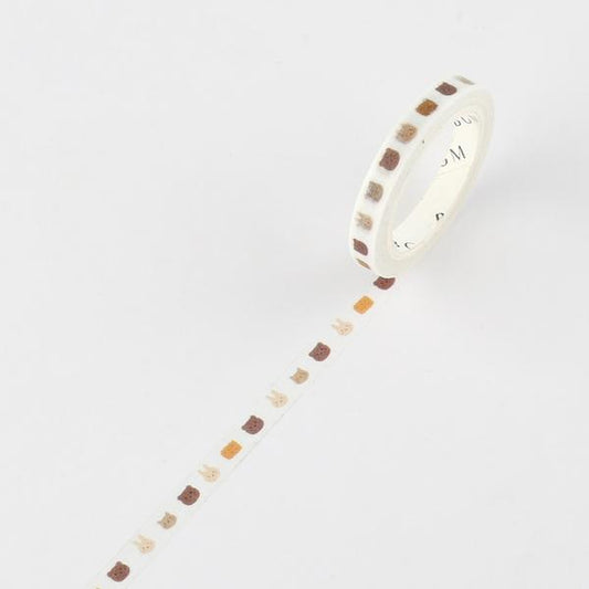 BGM Animal Cookies Washi Tape