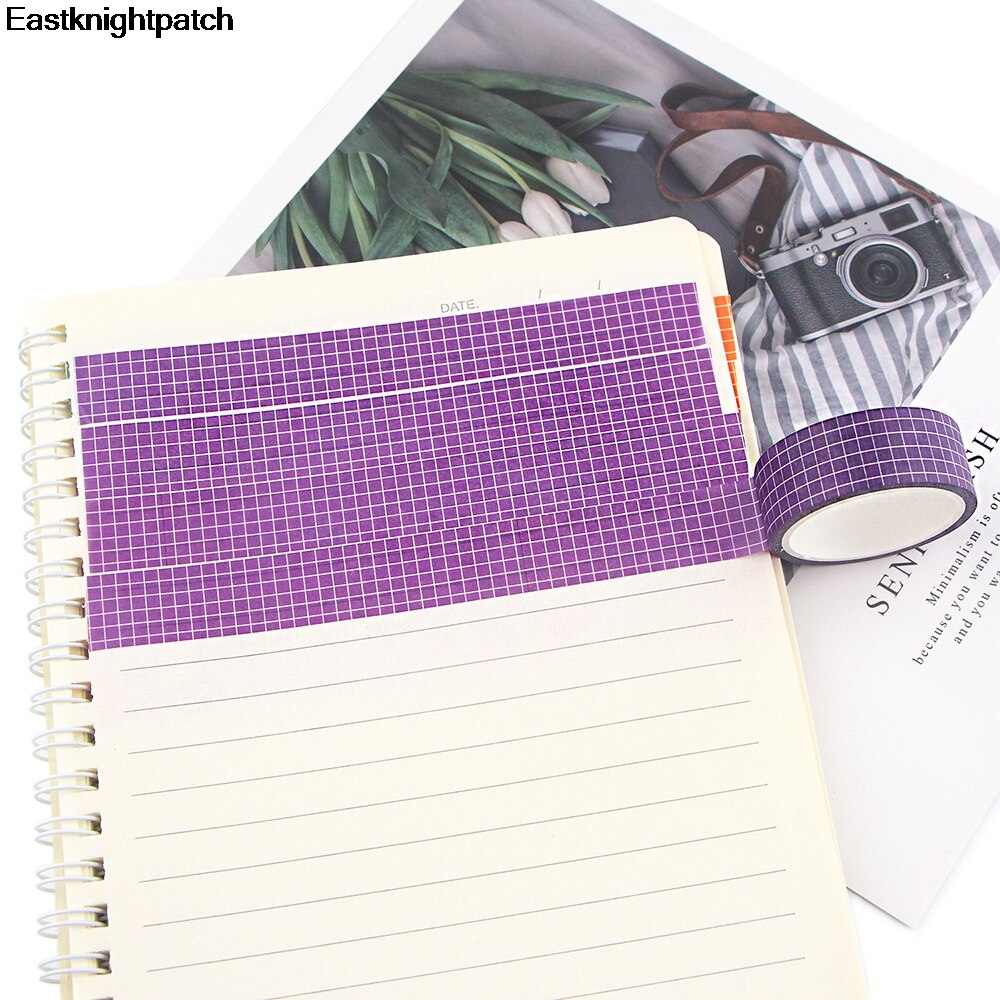 Purple Grid Washi Tape