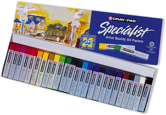 Sakura ESP25 25-Piece Cray-Pas Specialist Oil Pastel Set