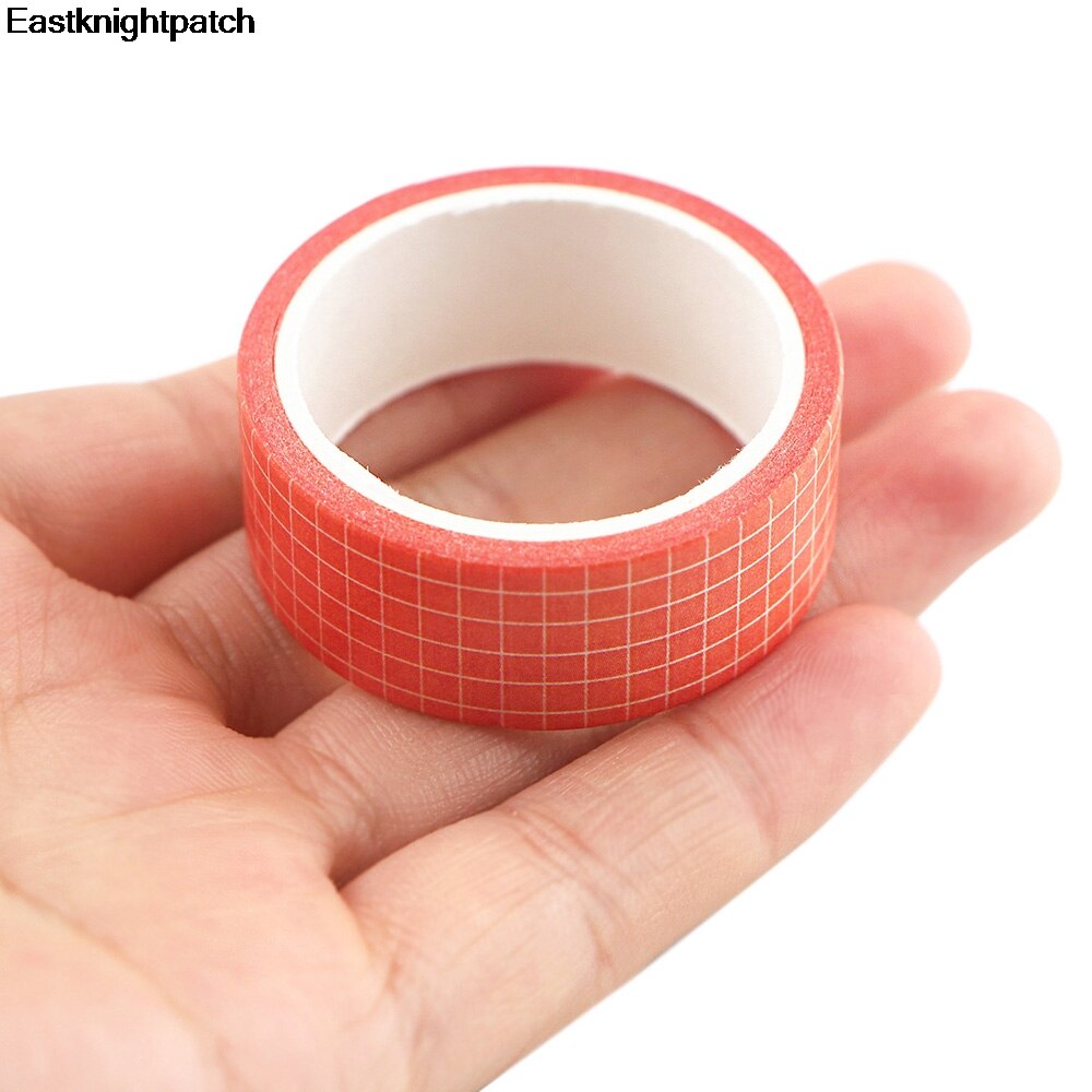 Orange Grid Washi Tape