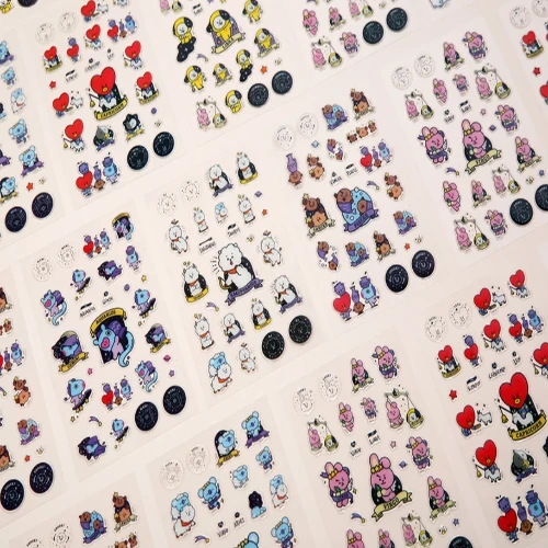 BT21 OFFICIAL EPOXY STICKER - ZODIAC