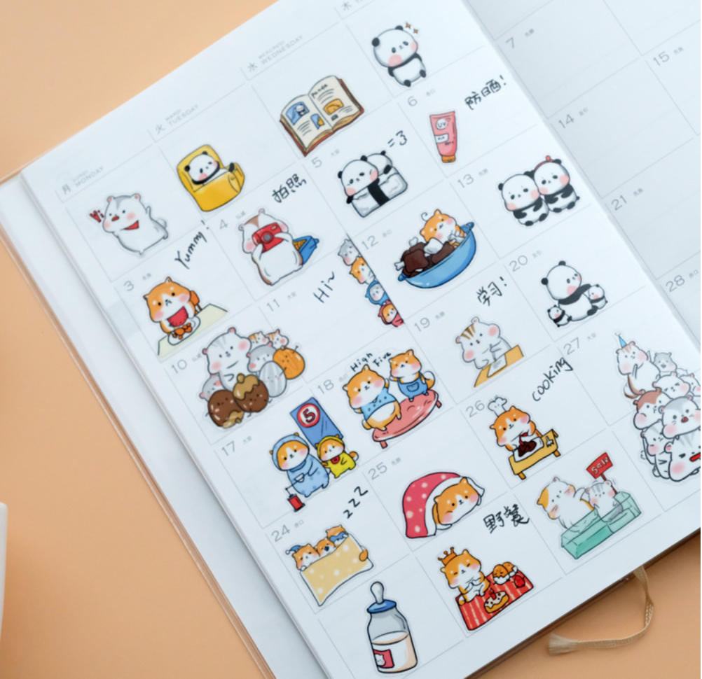 Koniwa Original Animal Stickers