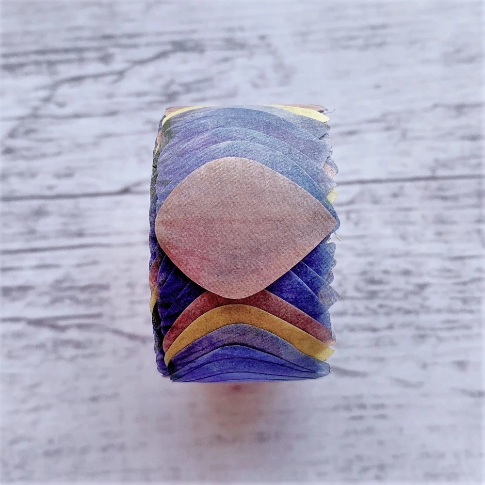 Violet Valentine Washi Flower Petal
