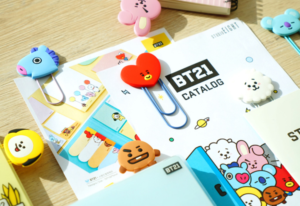 BTS BT21 OFFICIAL BIG CLIP