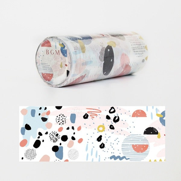 BGM Abstract Painting Washi Tape