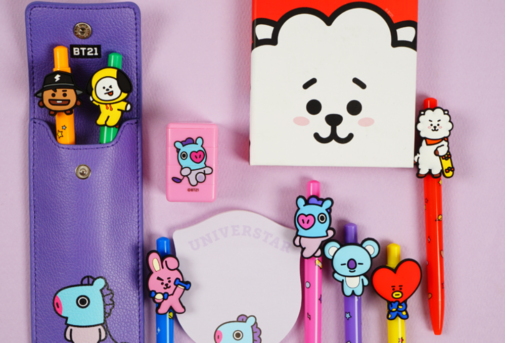 BTS BT21 OFFICIAL FIGURE JELL PEN