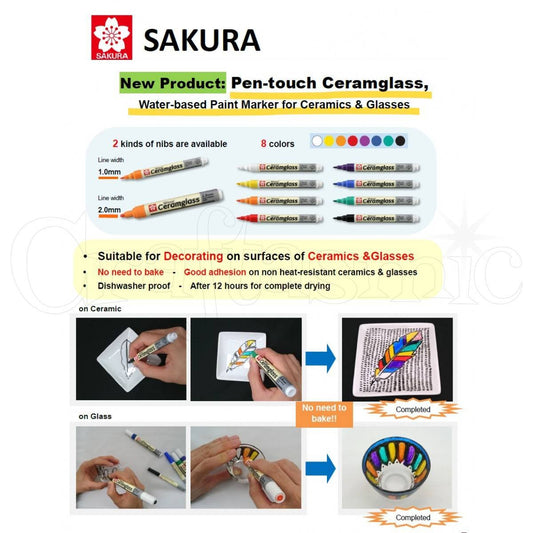 Sakura Pentouch Ceramglass Marker