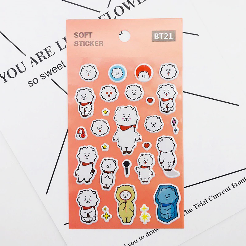 BT21 Soft Sticker