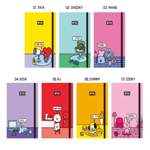 BT21 OFFICIAL DIARY| PLANNER