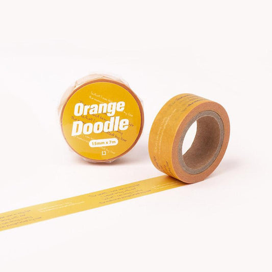 Doodle masking tape