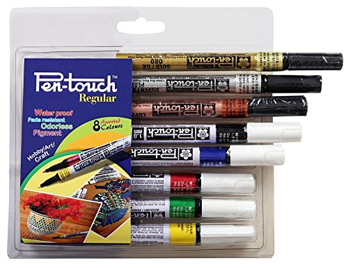 Sakura Pen-touch Marker Fine set of 8 assorted colors
