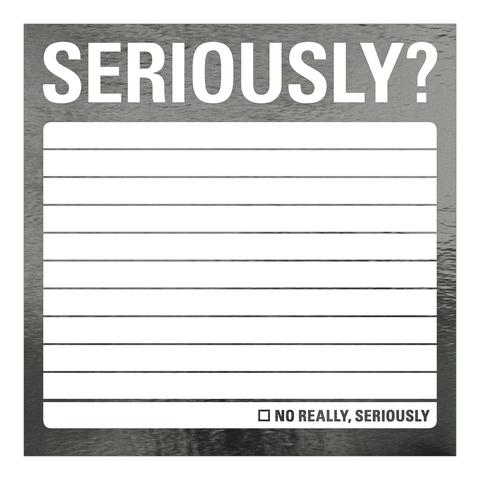 Knock Knock Seriously Metallic Sticky Notes