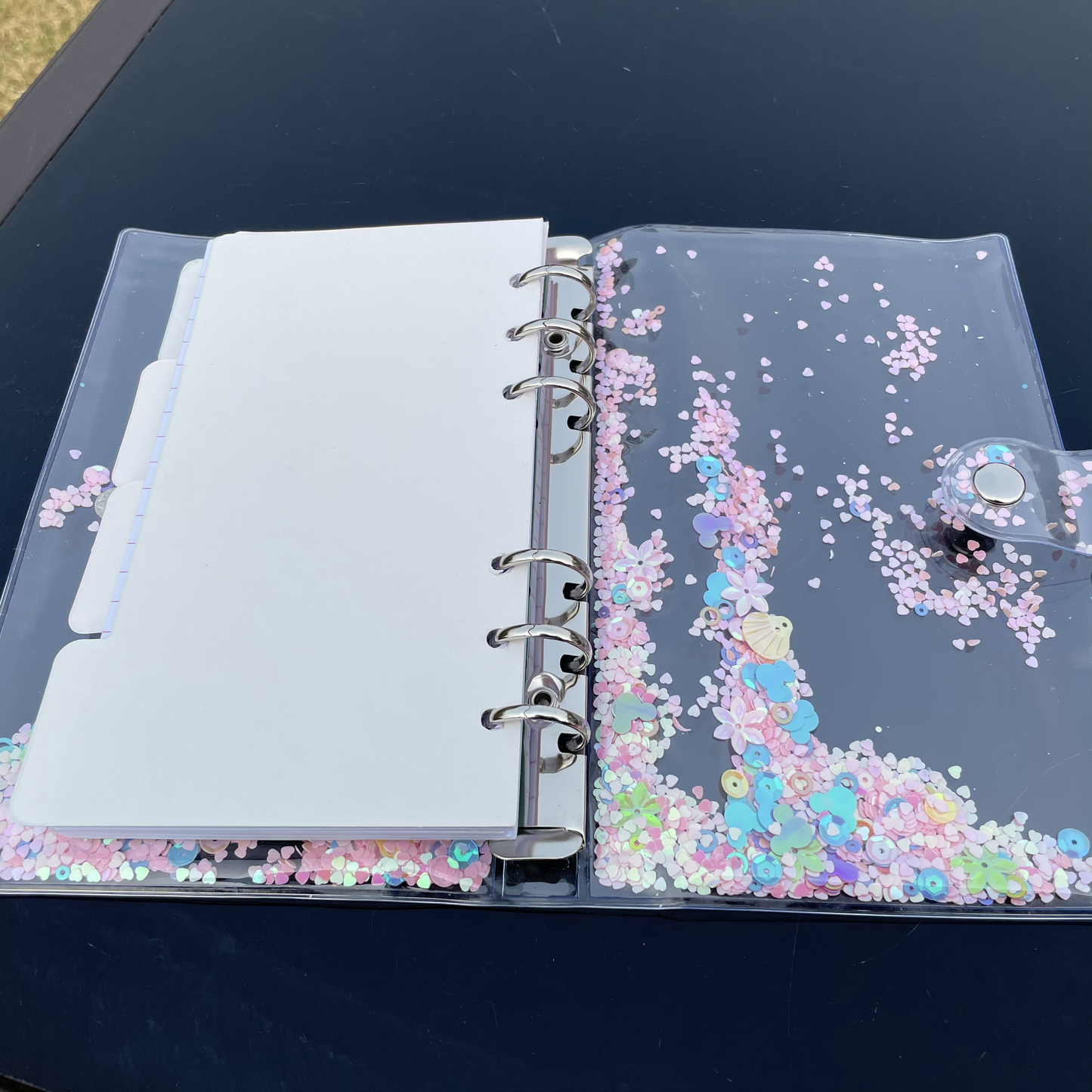 Unicorn Transparent Ring Binder