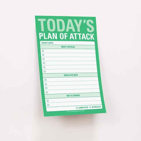 Knock Knock Today's Plan of Attack Great Big Sticky Notes
