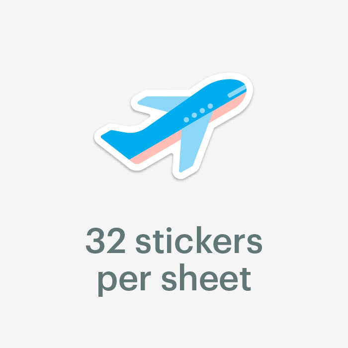 Mossery Stickers- Aeroplane