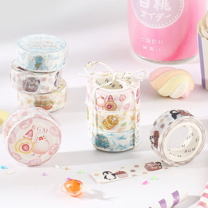 BGM Animal Washi Tape Series