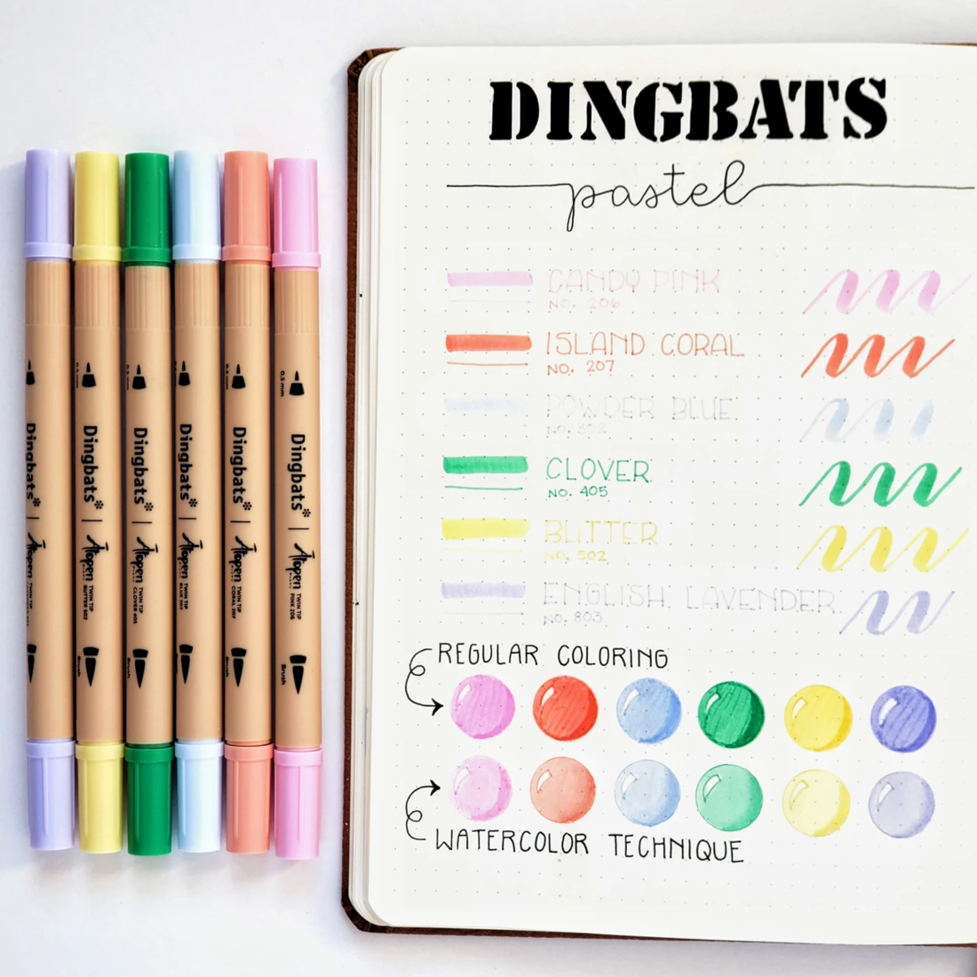 Dingbats Atopen - Pastel Set