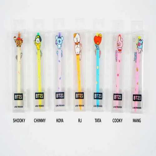 BT21 OFFICIAL ACRYLIC CLIP BALL POINT PEN