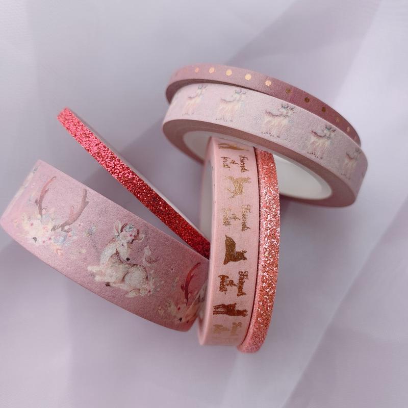 6 Piece Rapturous Rudolph Washi Tape Set