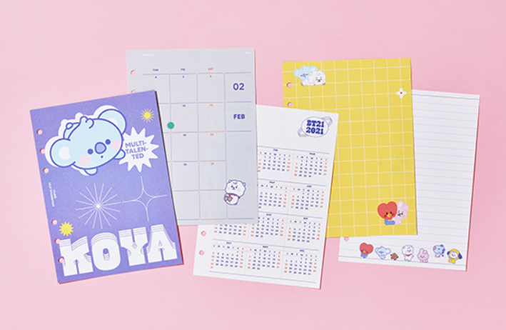 BT21 BABY OFFICIAL 2021 DIARY| BT21 BABY PLANNER