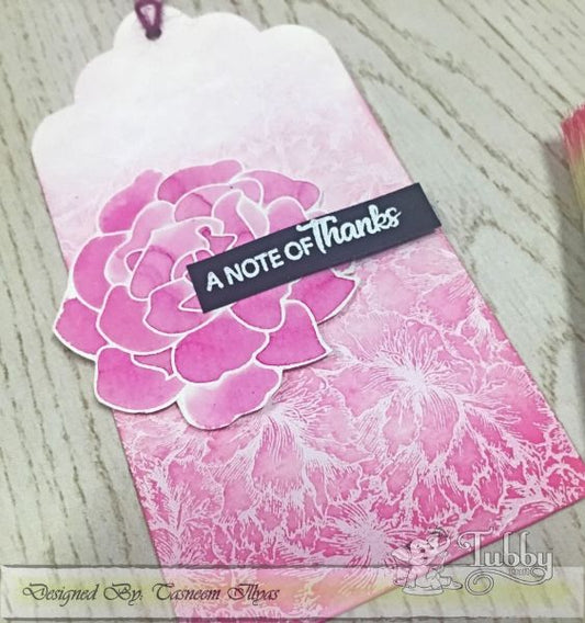 Floral Background Clear Stamp