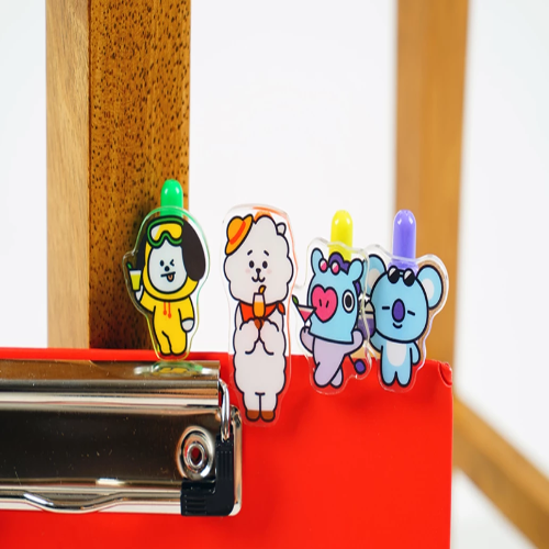 BT21 OFFICIAL ACRYLIC CLIP BALL POINT PEN