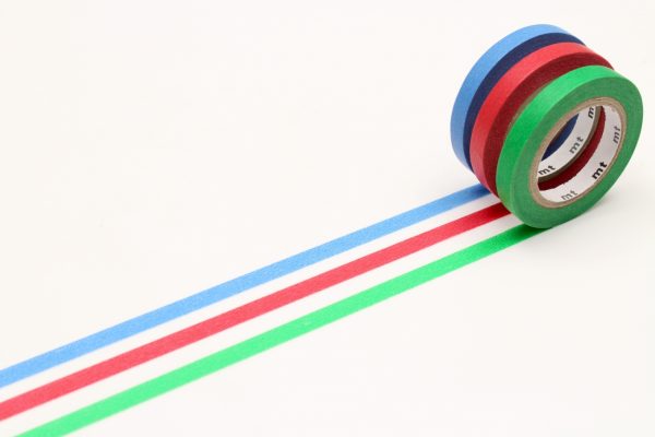 MT Washi Slim Masking Tape (6mm) (Pack of 3)