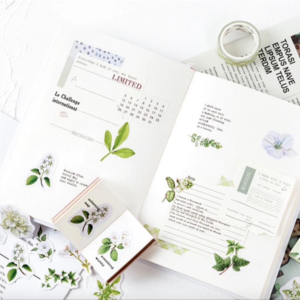 Gardenia Leaf Planner Stickers