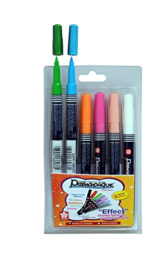 Sakura Permapaque Fine Point (Set of 6 Shades)