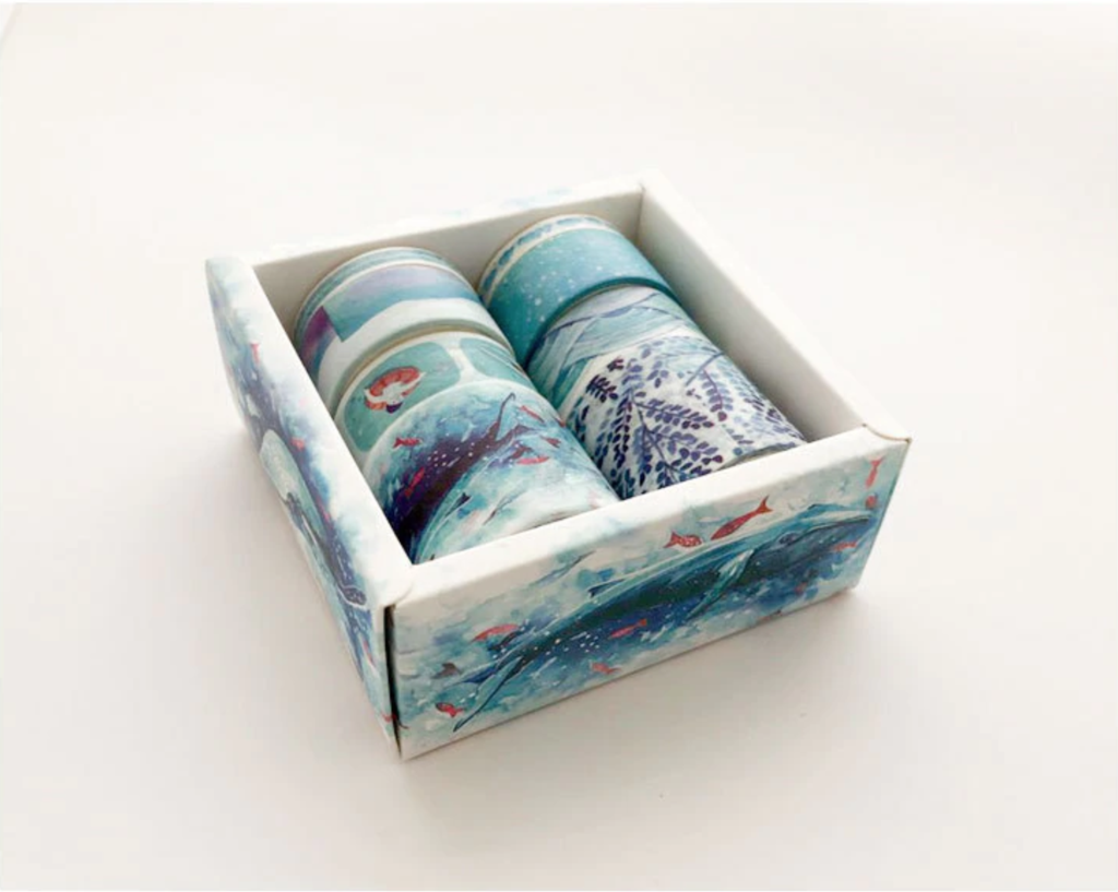 8 Piece Sea and Sky Washi Tape Set