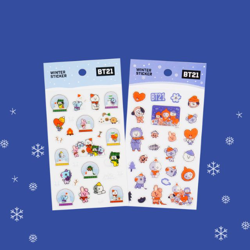 BT21 OFFICIAL WINTER STICKER