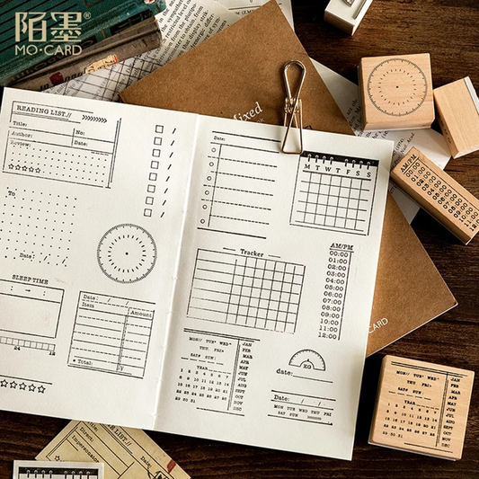 Bullet Journal Functional Stamps