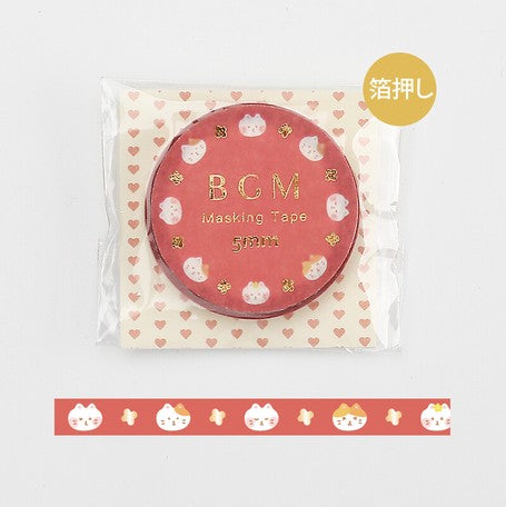 BGM Little Cat Slim Washi Tape