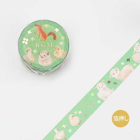 BGM Forest Animal Washi Tape
