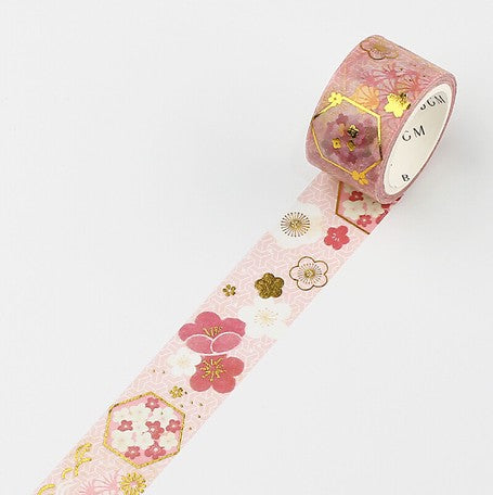 BGM Japanese Style ・Vermilion Plum Washi Tape