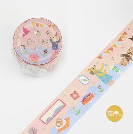 BGM Dream tea time Washi Tape